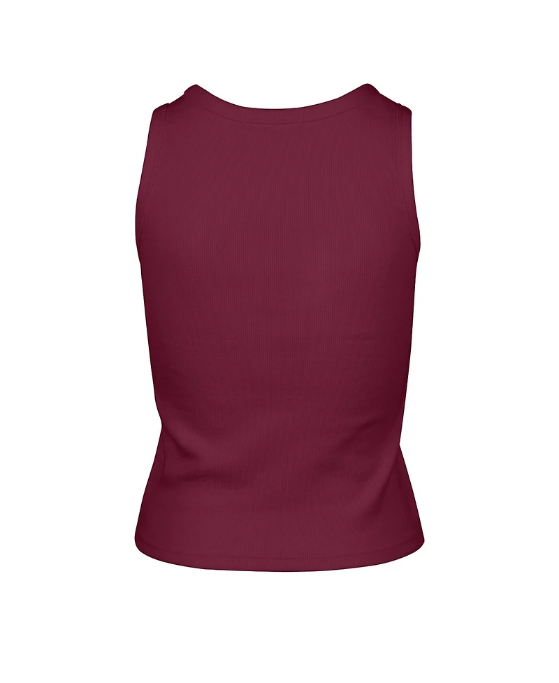 '47 Brand Women's Washington Commanders Ribbed Cropped Cotton-Blend Tank Top