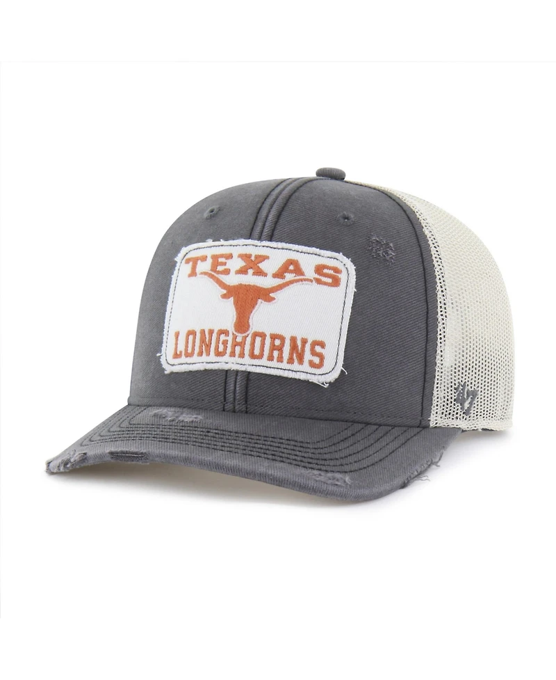 '47 Brand Men's and Women's Charcoal Texas Longhorns Egremont Well-Worn Adjustable Trucker Hat