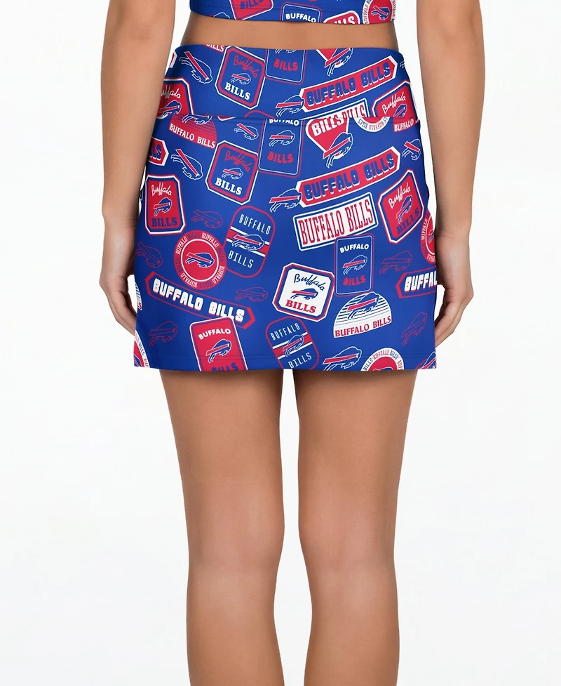 Concepts Sport Women's Royal Buffalo Bills Grady Allover Print Sleep Skort