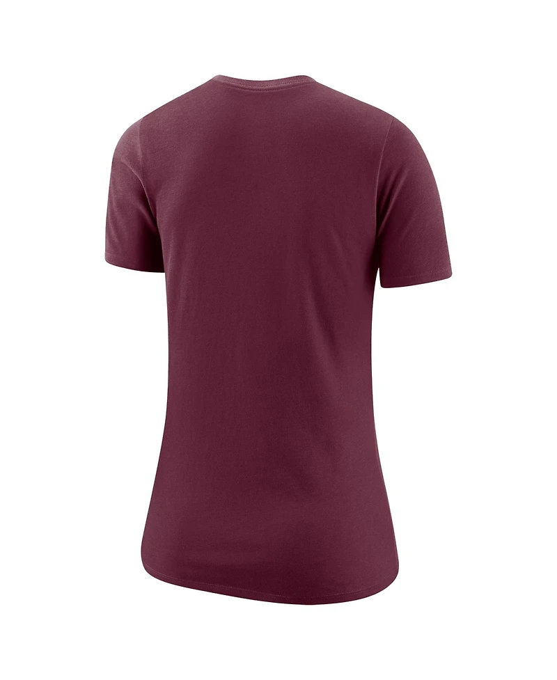 Nike Women's Virginia Tech Hokies Relaxed-Fit Combed Cotton T-Shirt