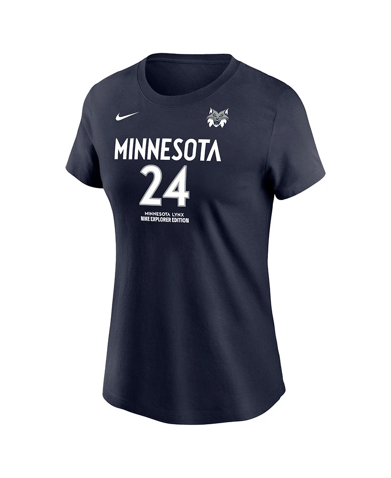 Nike Women's Minnesota Lynx Napheesa Collier Name & Number Explorer Edition T-Shirt