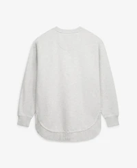Pressbox Women's Oklahoma Sooners Marcus East Hall Poncho V-Neck Graphic Pullover Sweatshirt