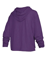 Pressbox Women's Lsu Tigers Castillo Hooded Slub Long-Sleeve T-Shirt