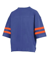 Pressbox Women's Florida Gators Wayne Tyler Cropped Oversized-Fit T-Shirt