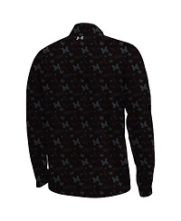 Under Armour Men's Black Maryland Terrapins Gameday Armourfuse Half-Zip Sweatshirt