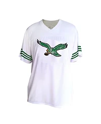 Fanatics Women's Plus Philadelphia Eagles Saquon Barkley V-Neck Relaxed-Fit Jersey