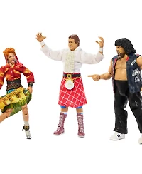 Mattel 3-Pack "Rowdy" Roddy Piper, Captain Lou Albano Cyndi Lauper Wwe Sdcc Exclusive Elite Collection Action Figure