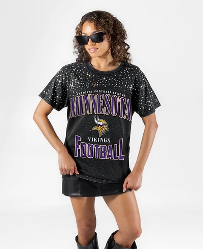 Gameday Couture Women's Minnesota Vikings the Zone Graphic Crewneck T-Shirt