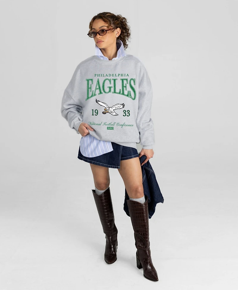 Gameday Couture Women's Philadelphia Eagles Instant Classic Oversized Dropped-Shoulder Sweatshirt