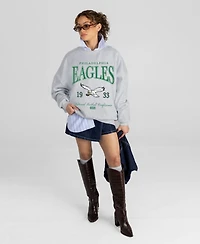 Gameday Couture Women's Philadelphia Eagles Instant Classic Oversized Dropped-Shoulder Sweatshirt