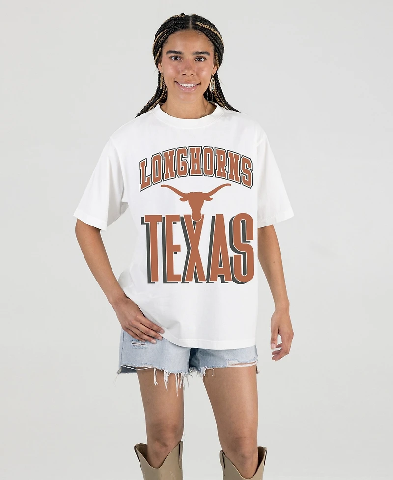 Gameday Couture Women's Texas Longhorns Fierce Focus Oversized Graphic Cotton T-Shirt
