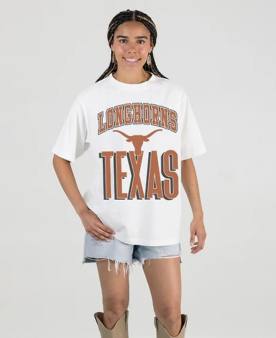 Gameday Couture Women's Texas Longhorns Fierce Focus Oversized Graphic Cotton T-Shirt