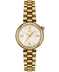 Tissot Women's Desir Quartz Gold Stainless Steel Bracelet Watch 28mm