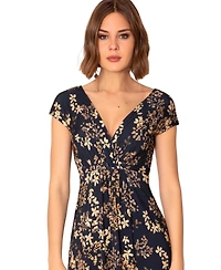 Alie Street London Women's Sophia Gathered Maxi Dress