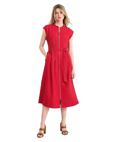 Phase Eight Women's Elvira Zip Front Midi Dress