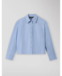Whistles Women's Boxy Oxford Cotton Shirt