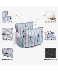 FunnyFuzzy First Class Waterproof Dog Car Single-Seat Bed