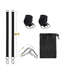 Piscifun 4feet Tree Swing Hanging Straps Kit Lbs Weight Capacity Heavy Duty Carabiners Quick Setup Versatile Outdoor Use