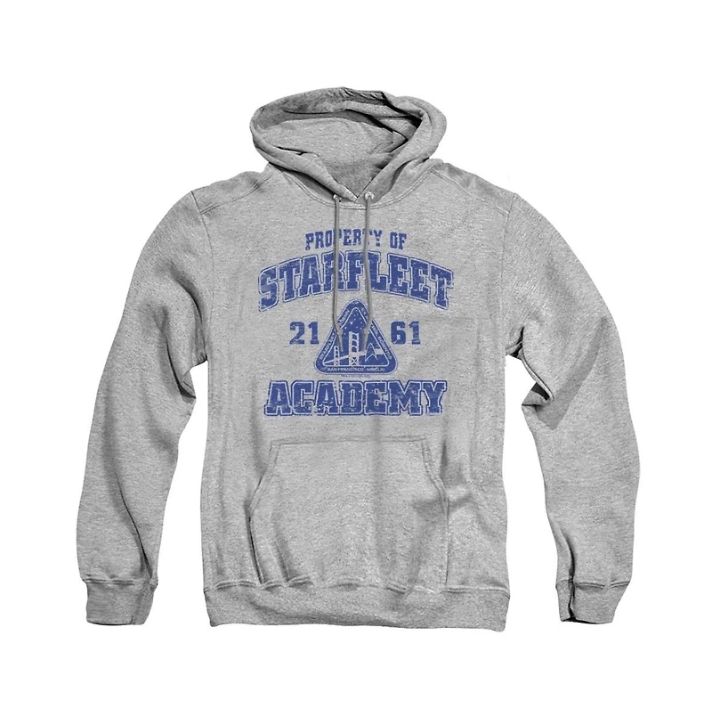 Star Trek Men's Old School Graphic Long-Sleeve Kangaroo-Pocket Hoodie