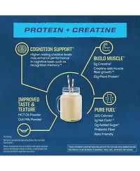 Sunwarrior Warrior Blend Protein Powder with Creatine, 21 Gram Protein, 14 Servings