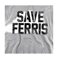 Ferris Bueller Men's Save Graphic Pull-Over Long-Sleeve Hoodie