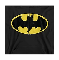 Batman Men's Classic Logo Pull-Over Hoodie