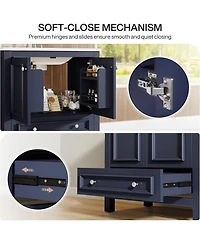 Tribesigns 30" Bathroom Vanity with Sink, Bathroom Vanities Cabinet