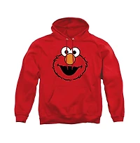Sesame Street Men's Elmo Full Face Graphic Hoodie