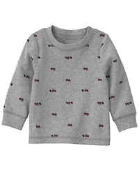 Carter's Baby Boys' Crewneck T-Shirt and Holiday Corduroy Overall, 2-Piece Set