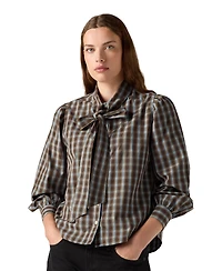 Levi's Women's Judice Western Striped Relaxed-Fit Shirt