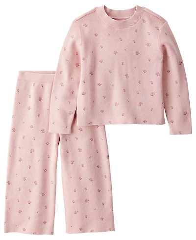 Carter's Little Planet Toddler Girls' 2T-5T Sweater Knit Top and Pants, 2-Piece Set