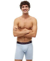 Tommy Hilfiger Men's Heritage Pique Soft Cotton-Modal Boxer Briefs, 3-Pack