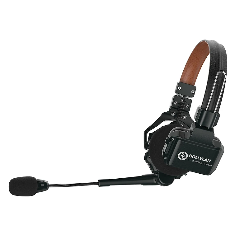 Hollyland Solidcom C1 Pro Wireless Noise-Cancelling 10-Hour Battery Single-Ear Stereo Remote Headset