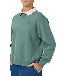 O'Neill Men's O'Riginals Fleece Rugby Polo Long-Sleeve Button-Up Shirt