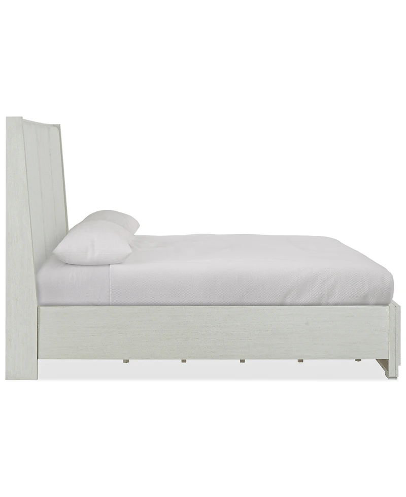 Matrix Upholstered Panel Queen Bed, Macy's Exclusive