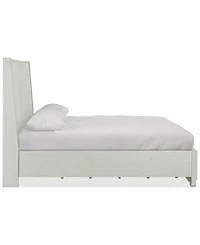 Matrix Upholstered Panel Queen Bed, Macy's Exclusive
