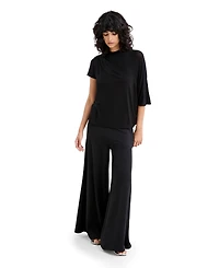 Marcella Women's Hylan High-Rise Wide-Leg Trousers