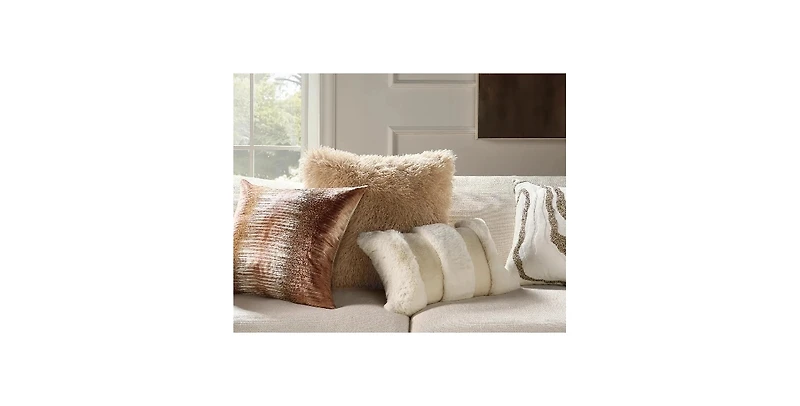 Z Gallerie Nomi Bead Embroidered Pillow