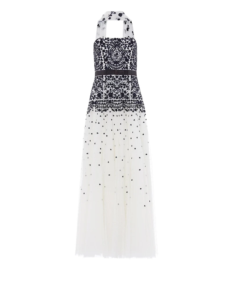 Needle & Thread Women's Romantic Lace Strapless Ball Gown
