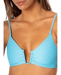 Maaji Women's Sea Blue Bia Bikini Top