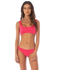 Maaji Women's Lightpink Flowerbed Dazzle Bikini Top