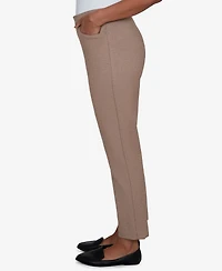 Alfred Dunner Women's Pull-On Mid-Rise Cropped & Ankle Pants