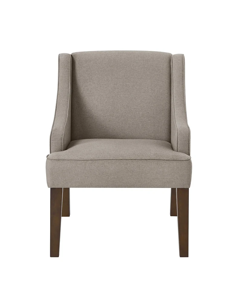 Streamdale Furniture Mid Century Modern Upholstered Accent Chair with Wood Legs