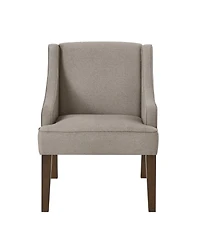 Streamdale Furniture Mid Century Modern Upholstered Accent Chair with Wood Legs