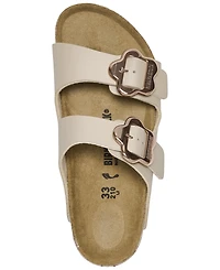 Birkenstock Big Girls' Arizona Birko-Flor Flower Buckle Sandals from Finish Line