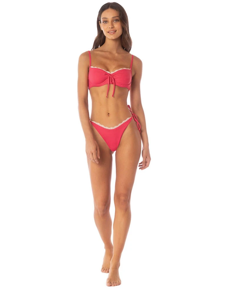 Maaji Women's Cherry Crush Amaia Bikini Bottom