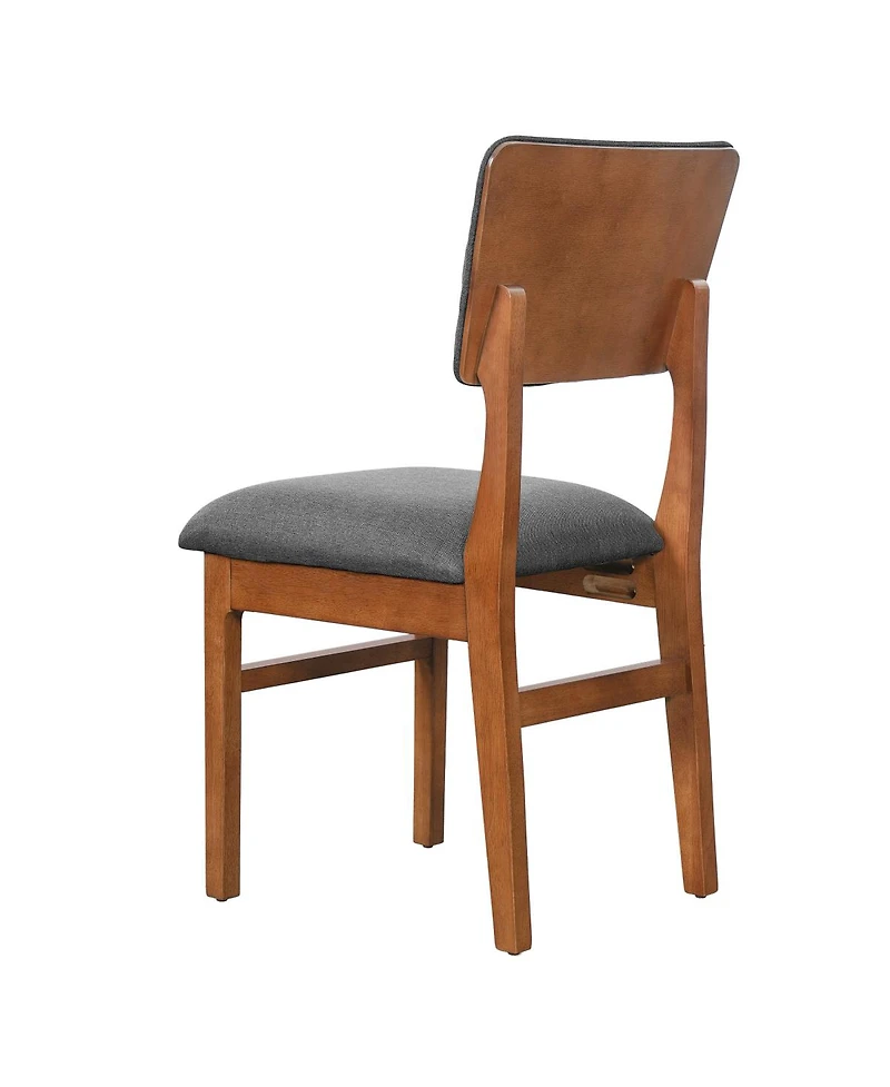 Streamdale Furniture Upholstered Mid-Century Modern Dining Chairs Set of 4