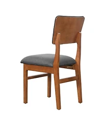 Streamdale Furniture Upholstered Mid-Century Modern Dining Chairs Set of 4