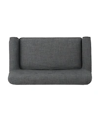 Streamdale Furniture Mid-Century Modern Upholstered Button-Tufted 2-Seater Loveseat