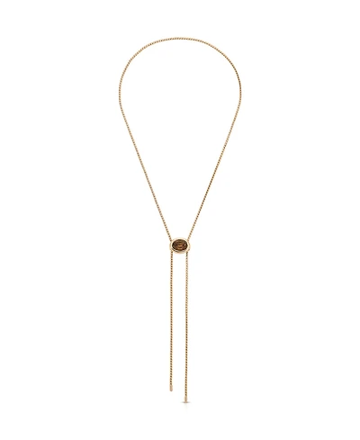 Ettika Crystal Bezel Bolo Necklace